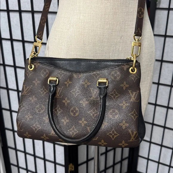 Louis Vuitton Pallas BB Bag black Monogram Brown - Picture 5 of 17